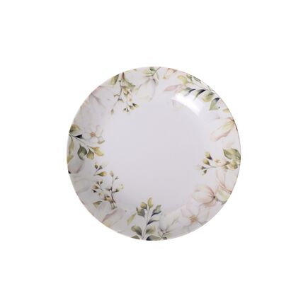 Prato Fundo Tramontina Magnolia em Porcelana Decorada 22 cm