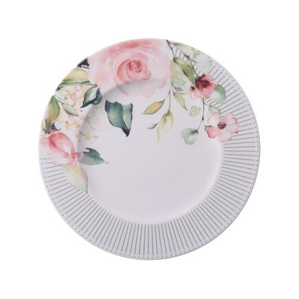 Prato Raso Tramontina Ornatta em Porcelana Decorada 28 cm