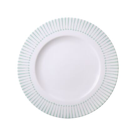 Prato Raso Tramontina Monocroma em Porcelana Decorada 28 cm
