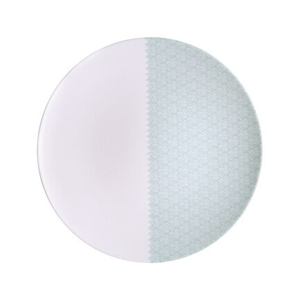 Prato Raso Tramontina Aquarius em Porcelana Decorada 28 cm
