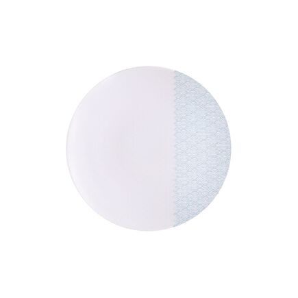 Prato Sobremesa Tramontina Aquarius em Porcelana Decorada 21 cm