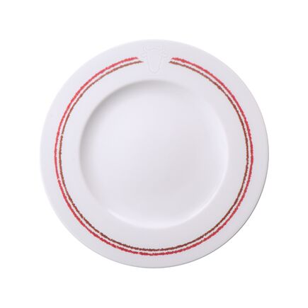 Prato Raso Tramontina Churrasco Classic em Porcelana Decorada 28 cm