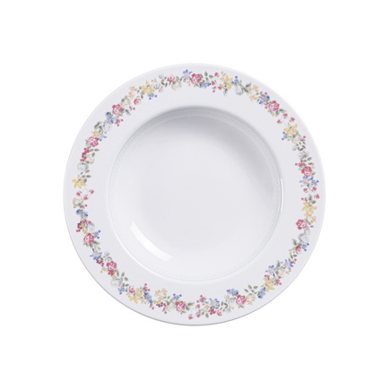 Prato Fundo Tramontina Dalina em Porcelana Decorada 23 cm
