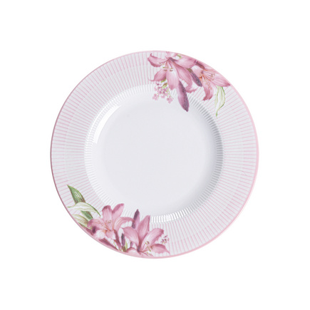 Prato Sobremesa Tramontina Poème em Porcelana Decorada 21 cm