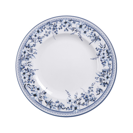 Prato Raso Tramontina Azzura em Porcelana Decorada 28 cm