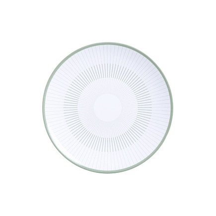 Prato Sobremesa Tramontina Lineare em Porcelana Decorada 19 cm