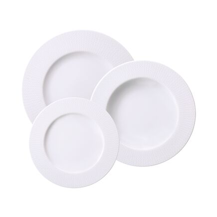 Jogo de Pratos Tramontina Mesh em Porcelana Decorada 12 peças
