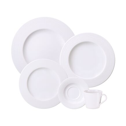 Aparelho de Jantar Tramontina Nexus em Porcelana Decorada 20 Peças