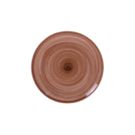 Prato Sobremesa Tramontina Paraty Mocha em Porcelana 19 cm