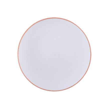 Prato Raso Tramontina Jeri Mocha em Porcelana 27 cm