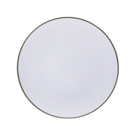 Prato Raso Tramontina Jeri Verde em Porcelana 30 cm