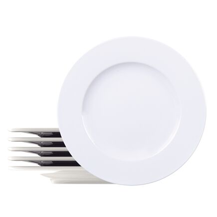 Kit Prato Raso Tramontina Maria Augusta em Porcelana 27 cm 06 Peças