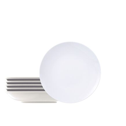Kit Prato Fundo Tramontina Leonora em Porcelana 21 cm 6 Peças