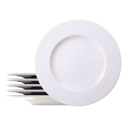 Kit Prato Raso Tramontina Mesh em Porcelana 28 cm 06 Peças