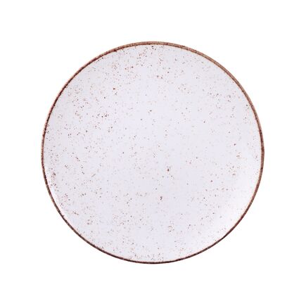 Prato Raso Tramontina Rustico Marrom MaxForce em Porcelana 27 cm